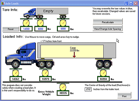 truck and trailer weight distribution calculator