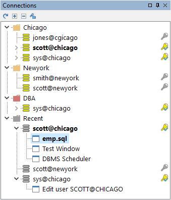 pl sql developer new connection