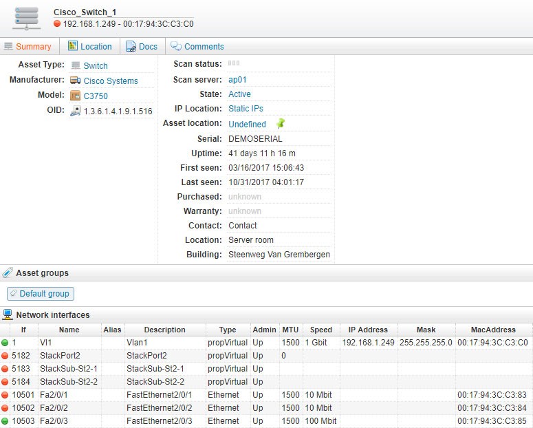 lansweeper enable snmp to scan cisco devices